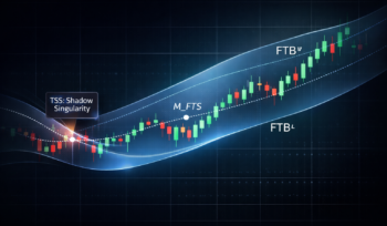 The Forward Transition Boundary (FTBᵁ/FTBᴸ) and Forward Transition Shadow (FTS) extend the GATS EMA Zones by projecting Transition Zone structure forward as a memory band, enabling regime gating, pullback validation, and early structural failure detection.