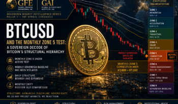 BTCUSD Structural Hierarchy: Bitcoin Monthly Zone 5 Research Note