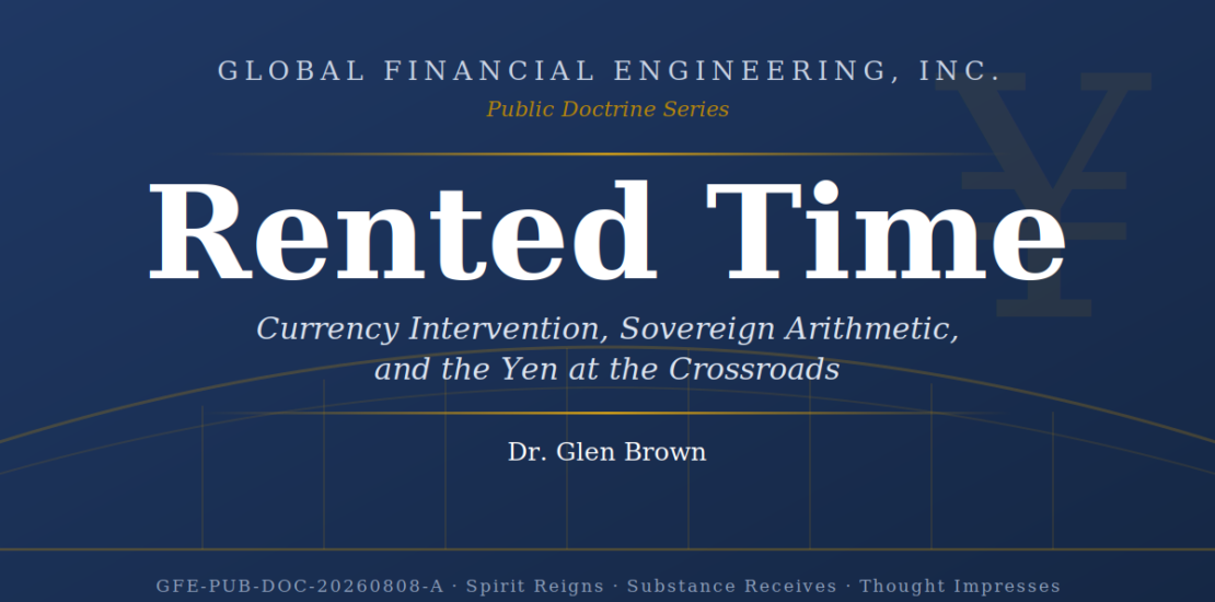 Rented Time: The 2026 Yen Intervention, Explained Without the Conspiracy