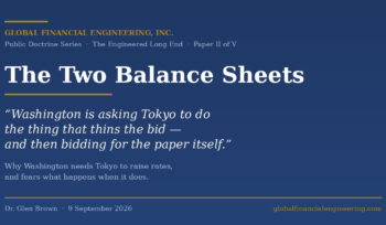 The Two Balance Sheets: Washington, Tokyo and $1.1 Trillion