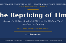 The Repricing of Time: 30-Year Treasury Yield Hits 5.216%, Highest Since 2001 | Dr. Glen Brown